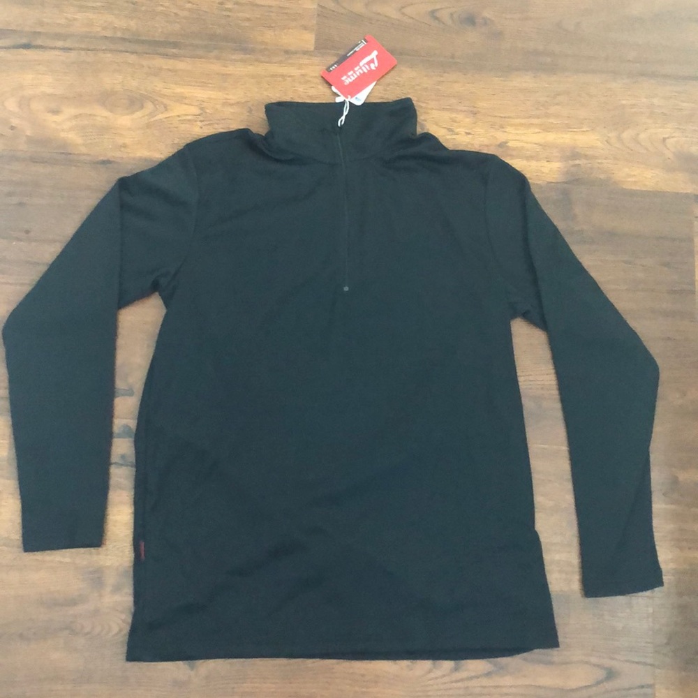 NWT Fleece Lined Quarter Zip - Large